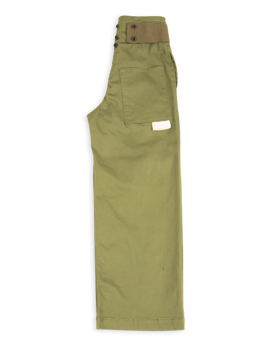 Stretch Chino TWIGGY 7-Stars Suspender Pants - Khaki