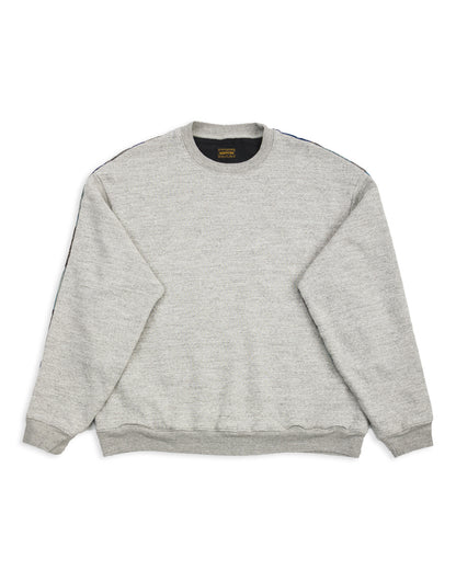 Kapital TOP SWT Knit x PROFILE RAINBOWY Quilt 2 TONES BIG SWEATSHIRT - Gray - Standard & Strange