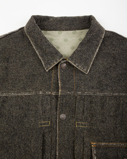 Kapital Twill Aging-Wool 1st Jacket - Charcoal - Standard & Strange