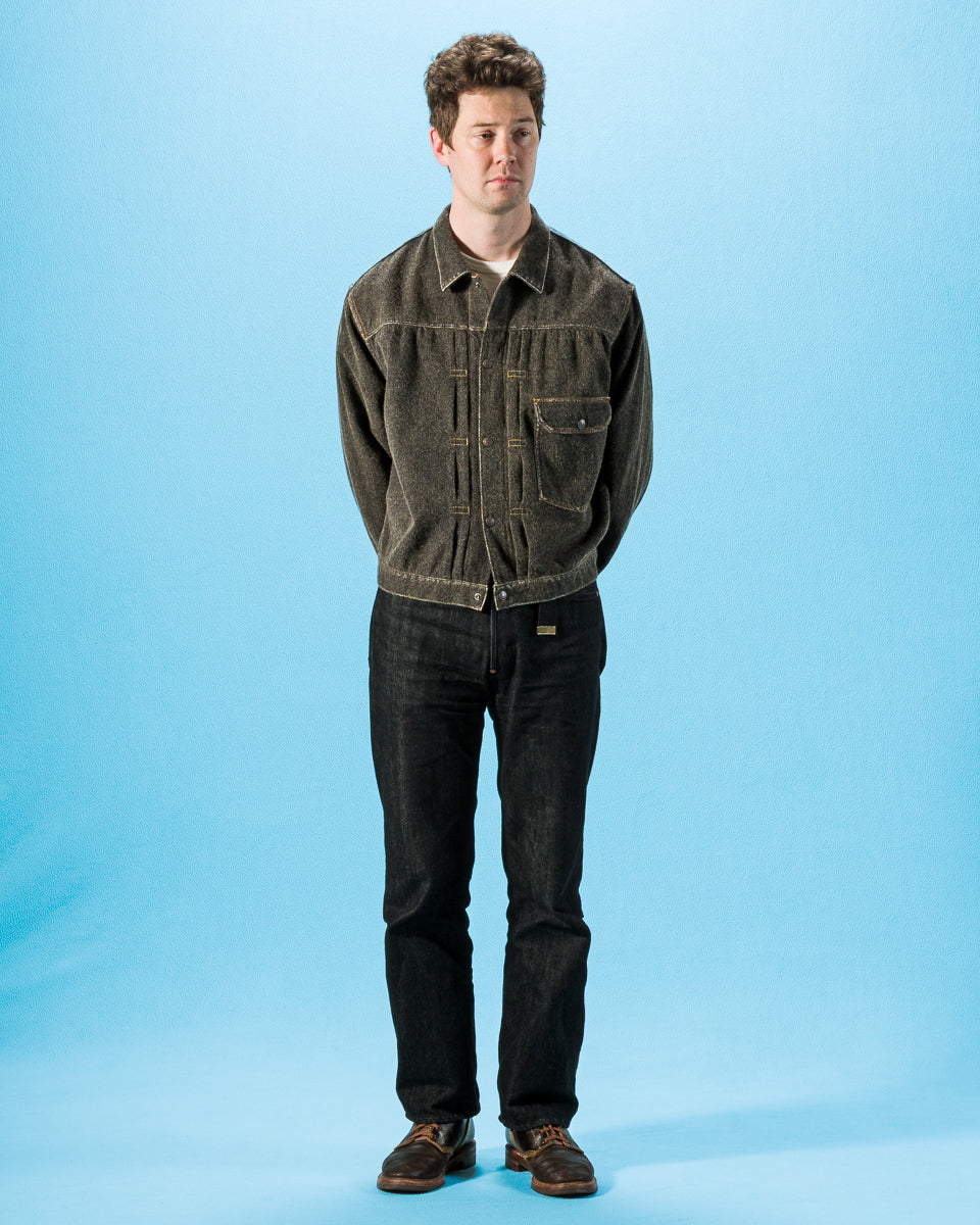 Kapital Twill Aging-Wool 1st Jacket - Charcoal - Standard & Strange