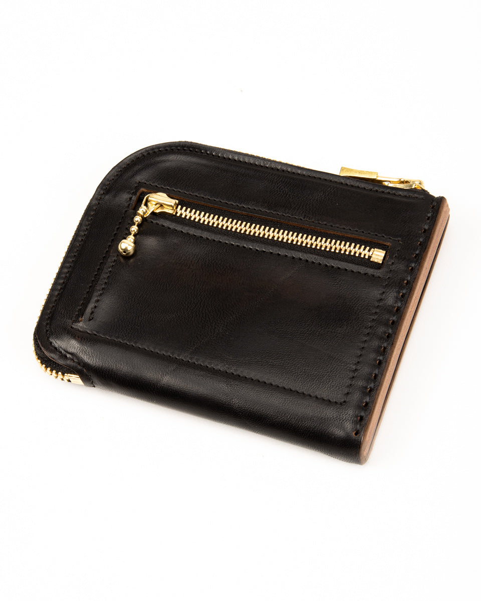 L Wallet - Black Maryam Horsebutt – Standard & Strange