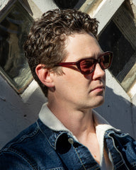 Lowercase Eyewear McKenna Sunglass - Ox Blood - Standard & Strange