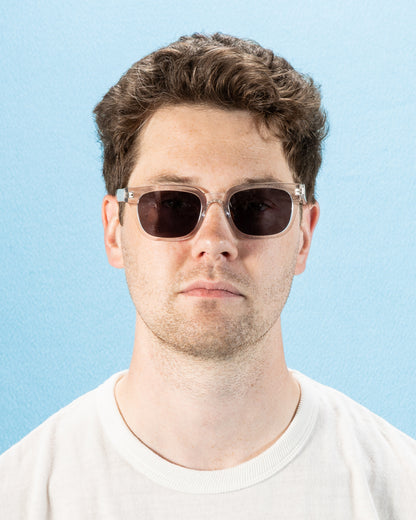 Lowercase Eyewear Ashe Sunglass - Crystal - Standard & Strange