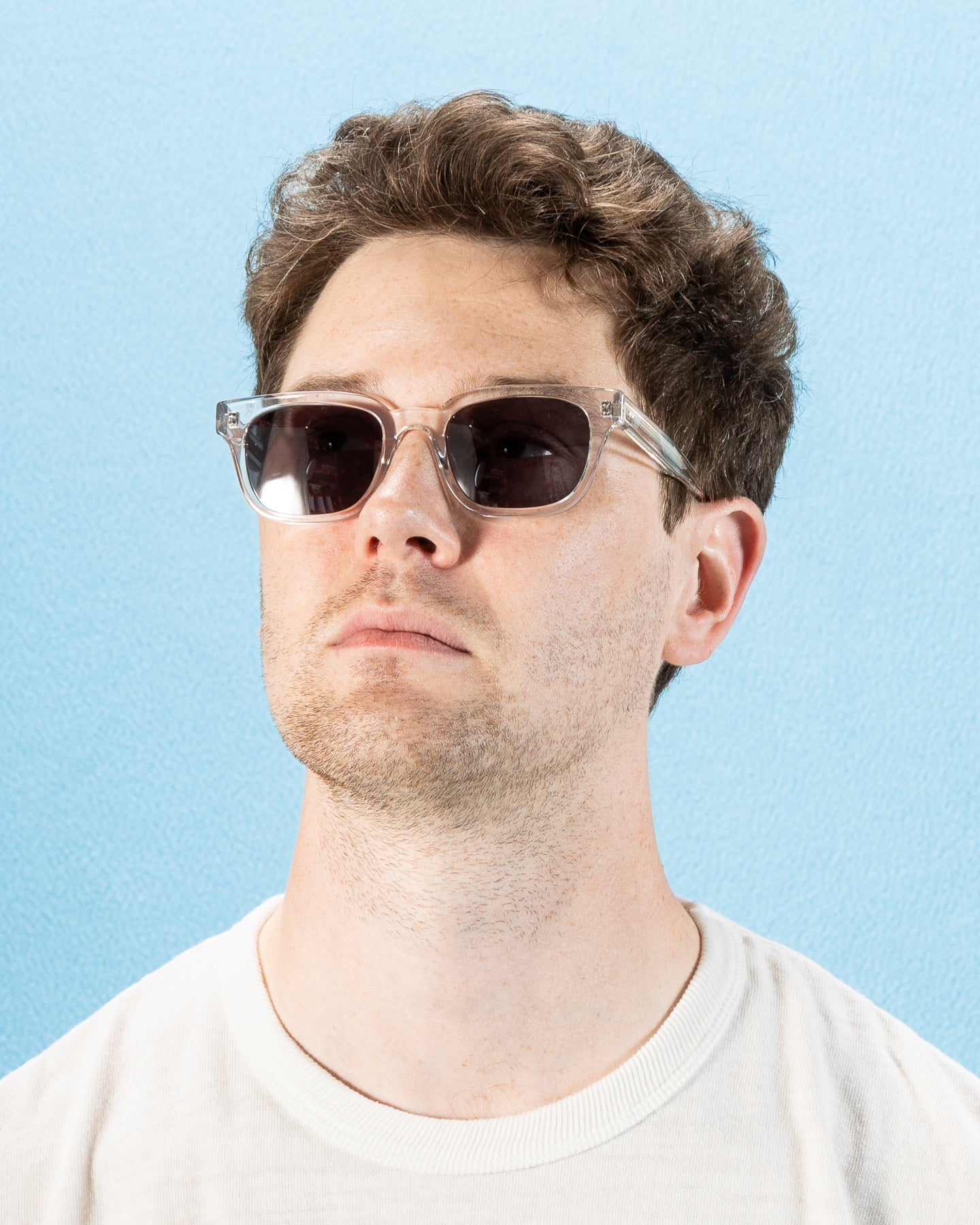 Lowercase Eyewear Ashe Sunglass - Crystal - Standard & Strange