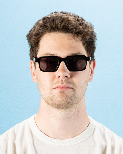 Lowercase Eyewear Hudson Sunglass - Black - Standard & Strange