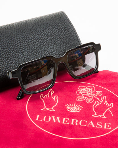 Lowercase Eyewear Hudson Sunglass - Black - Standard & Strange