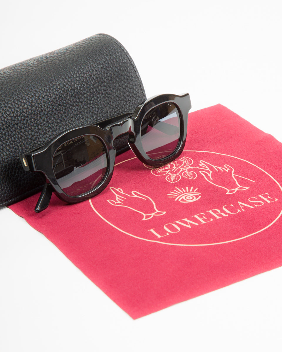 Lowercase Eyewear Lindon Sunglass - Black - Standard & Strange