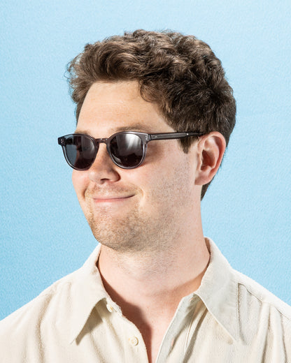 Lowercase Eyewear Marlton Sunglass - Smoke Grey - Standard & Strange