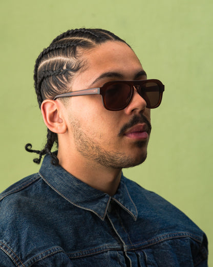 Lowercase Eyewear Hustler Sunglass - Espresso - Standard & Strange