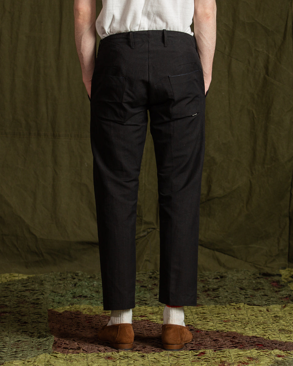 MATiAS Rivera II Pant - Marzo Black Linen/Hemp – Standard & Strange