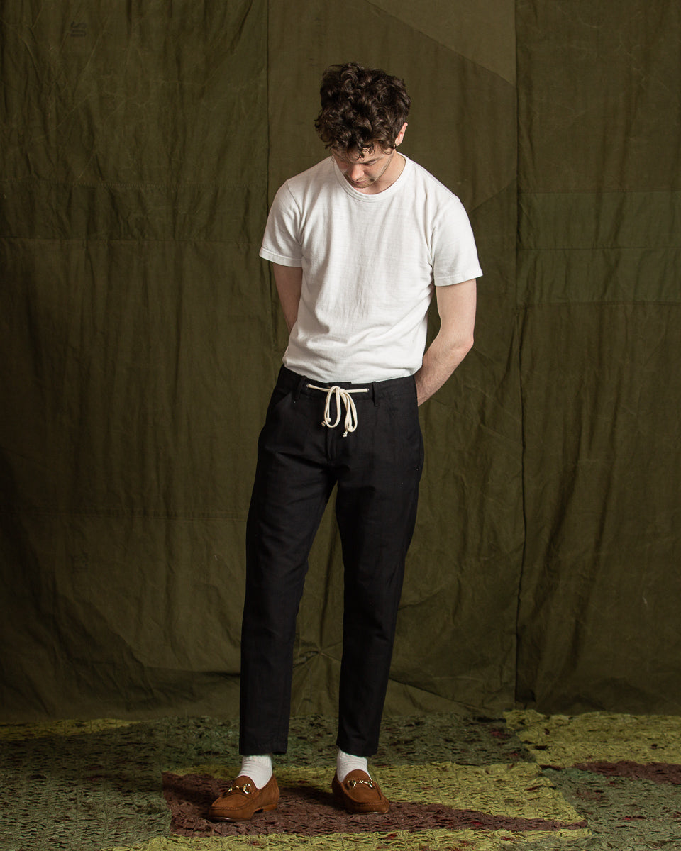 MATiAS Rivera II Pant - Marzo Black Linen/Hemp – Standard & Strange