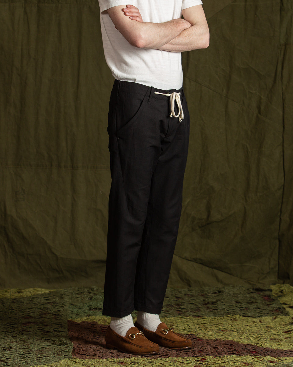MATiAS Rivera II Pant - Marzo Black Linen/Hemp - Standard & Strange