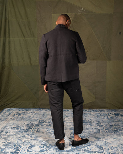 MATiAS Anacapa Blazer - Kurai Black Hemp Canvas - Standard & Strange