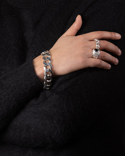 Martine Ali XL Flat Link Bracelet - Standard & Strange