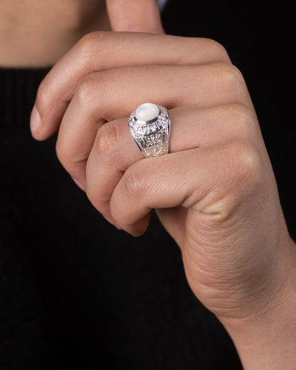 Martine Ali Mother of Pearl Champion Ring - Standard & Strange