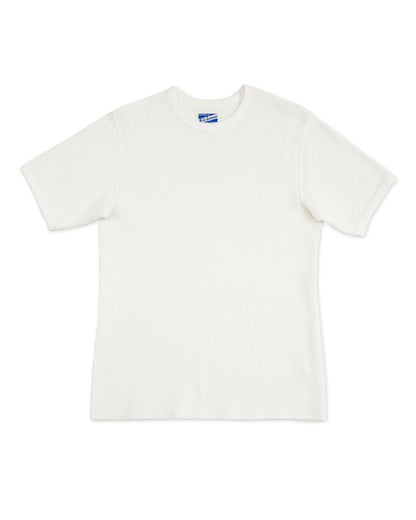 The Real McCoy's Waffle Thermal Shirt S/S - White - Standard & Strange