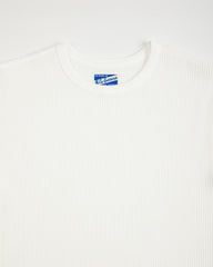 The Real McCoy's Waffle Thermal Shirt S/S - White - Standard & Strange