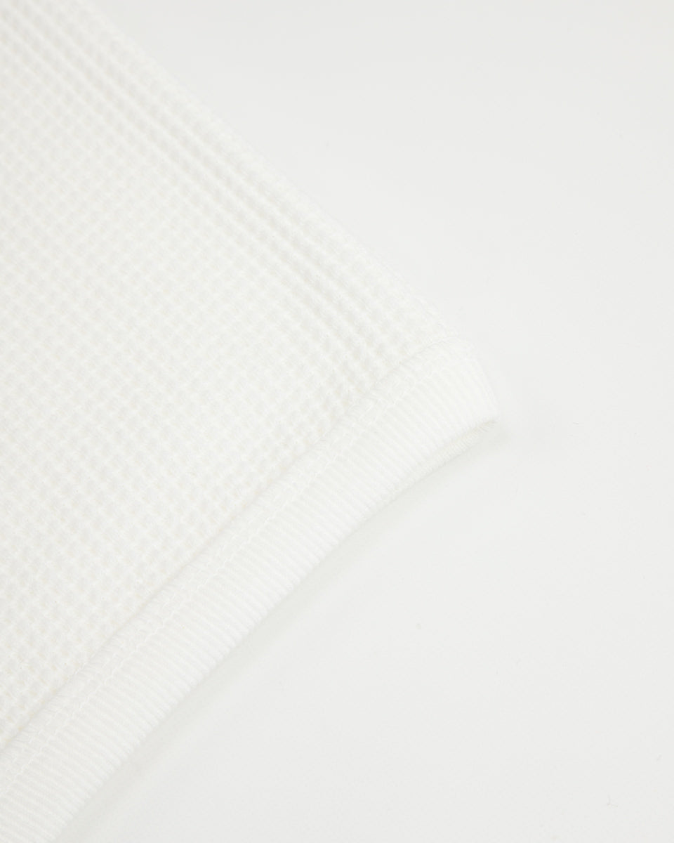 The Real McCoy's Waffle Thermal Shirt S/S - White – Standard