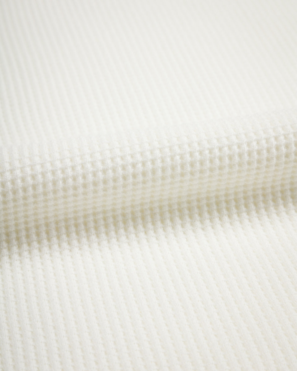 The Real McCoy's Waffle Thermal Shirt S/S - White – Standard & Strange