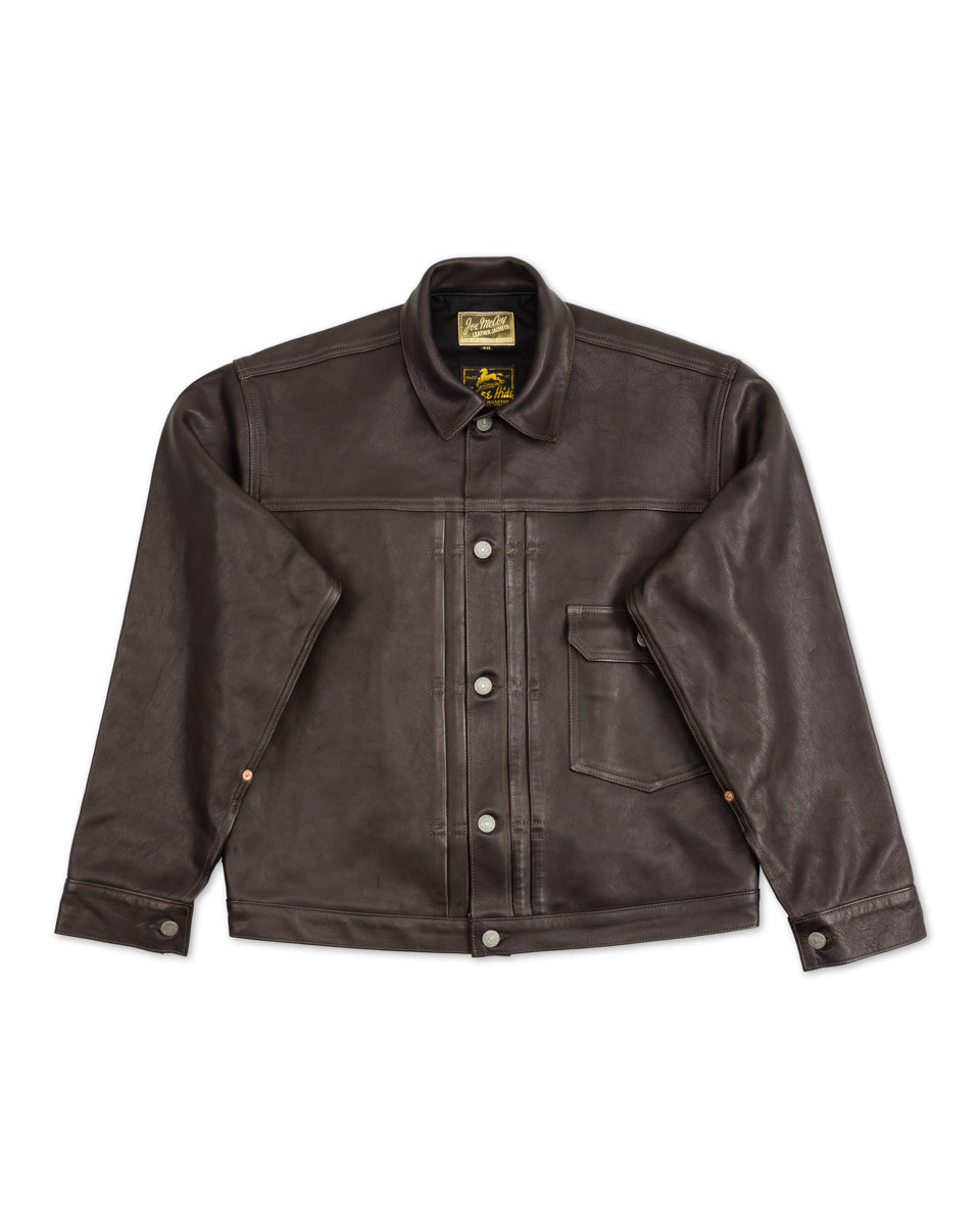 The Real McCoy's Type I Leather Jacket - Black - Standard & Strange