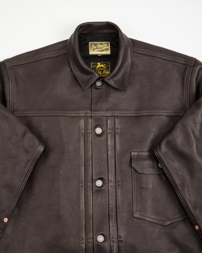 The Real McCoy's Type I Leather Jacket - Black - Standard & Strange