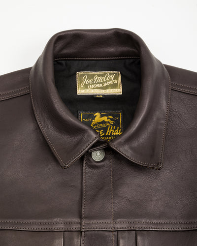 The Real McCoy's Type I Leather Jacket - Black - Standard & Strange