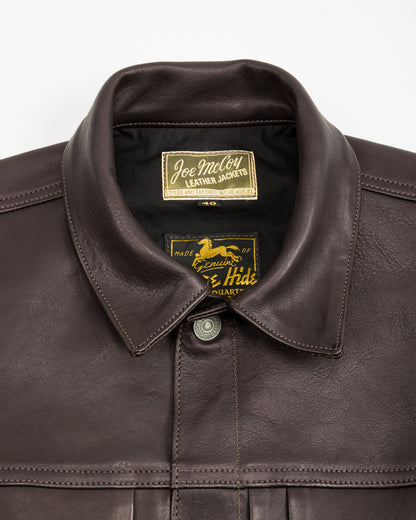 The Real McCoy's Type I Leather Jacket - Black - Standard & Strange