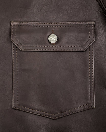 The Real McCoy's Type I Leather Jacket - Black - Standard & Strange