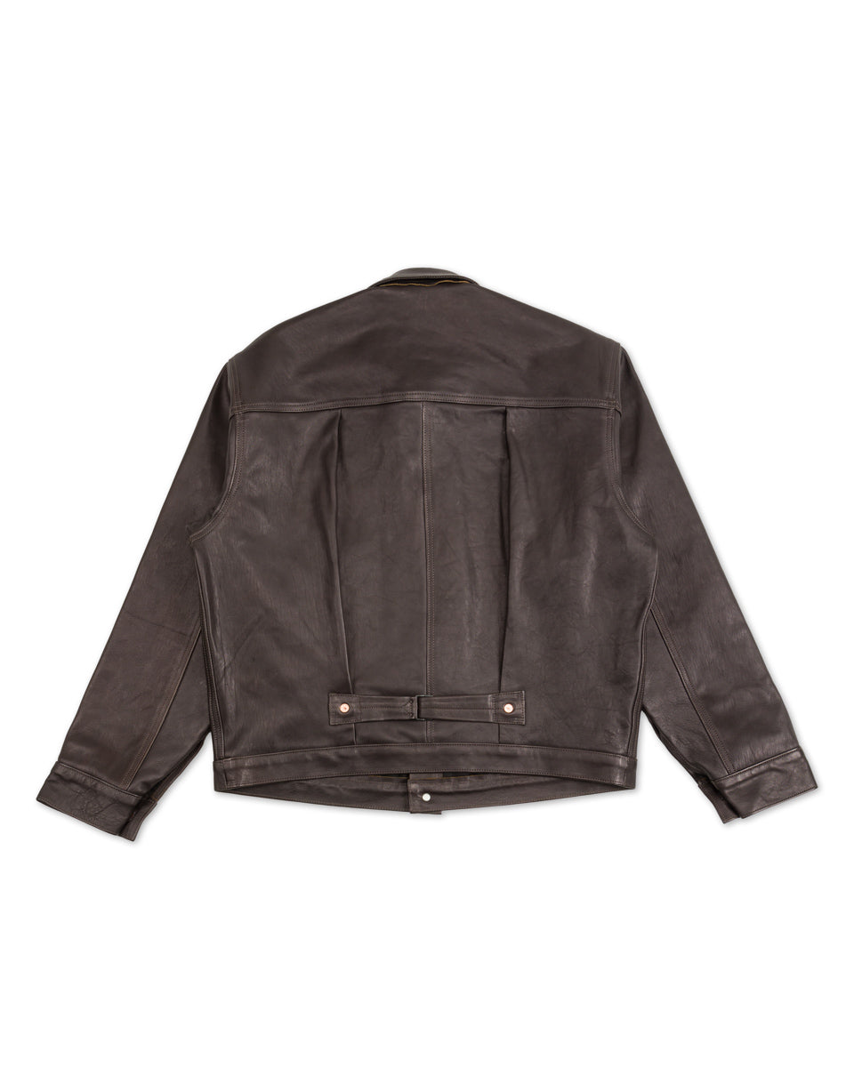 The Real McCoy's Type I Leather Jacket - Black - Standard & Strange