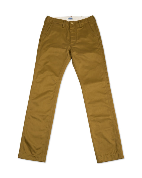 The Real McCoy's Blue Seal Chinos - Overdyed Khaki - Standard & Strange