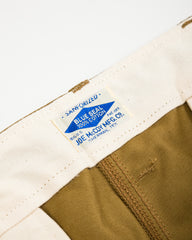 The Real McCoy's Blue Seal Chinos - Overdyed Khaki - Standard & Strange