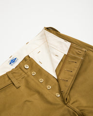 The Real McCoy's Blue Seal Chinos - Overdyed Khaki - Standard & Strange