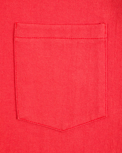 The Real McCoy's Joe McCoy Pocket Tee - Scarlet - Standard & Strange