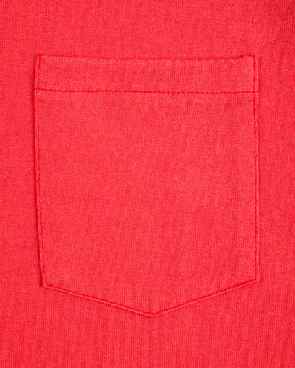 The Real McCoy's Joe McCoy Pocket Tee - Scarlet - Standard & Strange