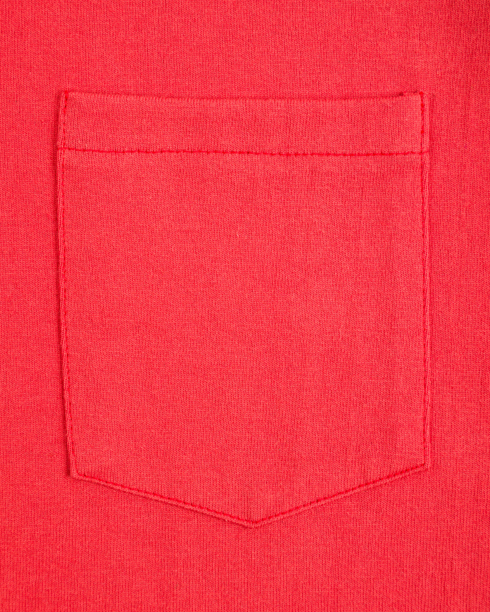 The Real McCoy's Joe McCoy Pocket Tee - Scarlet - Standard & Strange