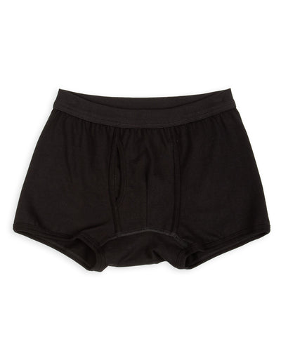254 Loopwheeled Loopwheeled Boxer Brief - Deep Black