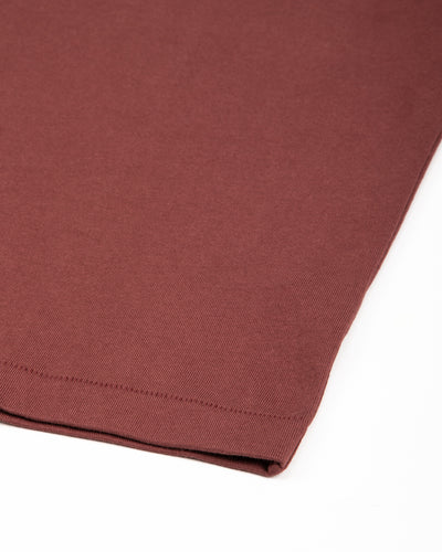 2M15C Cropped Vintage Machine Jersey T-Shirt - Burgundy