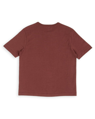 2M15C Cropped Vintage Machine Jersey T-Shirt - Burgundy
