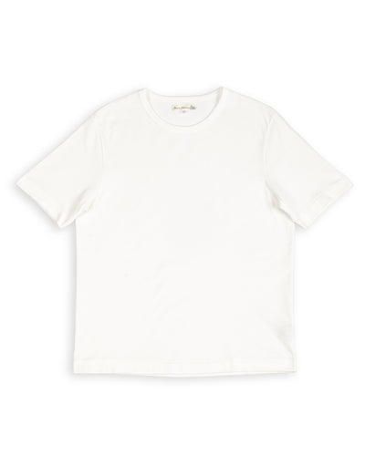2M15C Cropped Vintage Machine Jersey T-Shirt - White