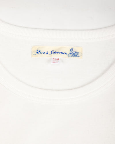 2M15C Cropped Vintage Machine Jersey T-Shirt - White