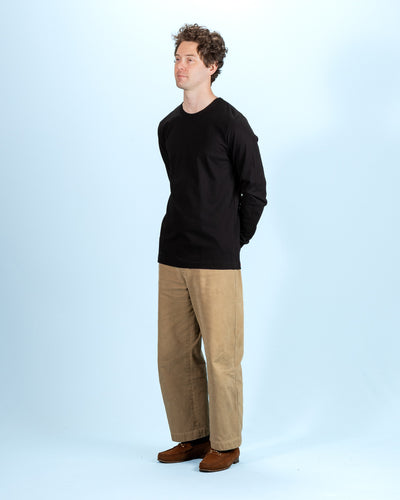 2M15LS Vintage Machine Refined Fit L/S - Deep Black