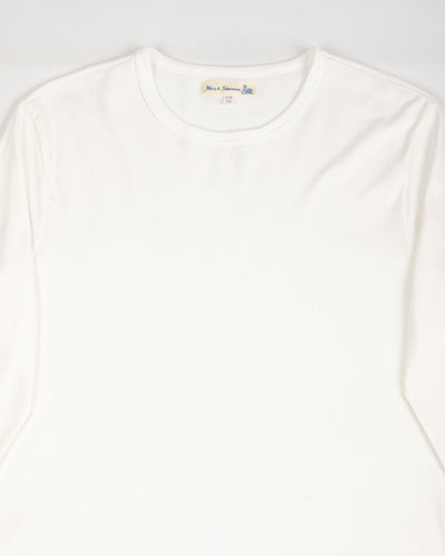 2M15LS Vintage Machine Refined Fit L/S - White