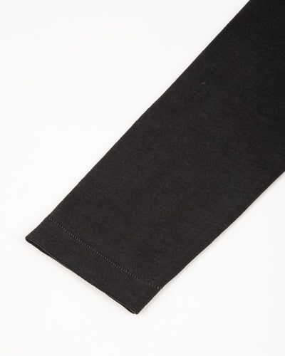 2S08 Loopwheeled Relaxed Fit Heavyweight L/S Henley - Charcoal