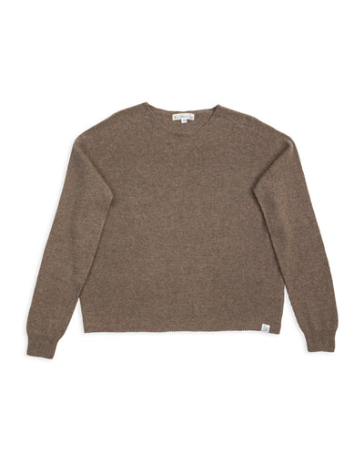 Merz b. Schwanen Women's Relaxed Crew Neck Pullover - Grain - Standard & Strange