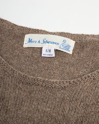Merz b. Schwanen Women's Relaxed Crew Neck Pullover - Grain - Standard & Strange