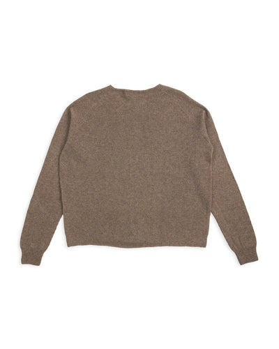 Merz b. Schwanen Women's Relaxed Crew Neck Pullover - Grain - Standard & Strange