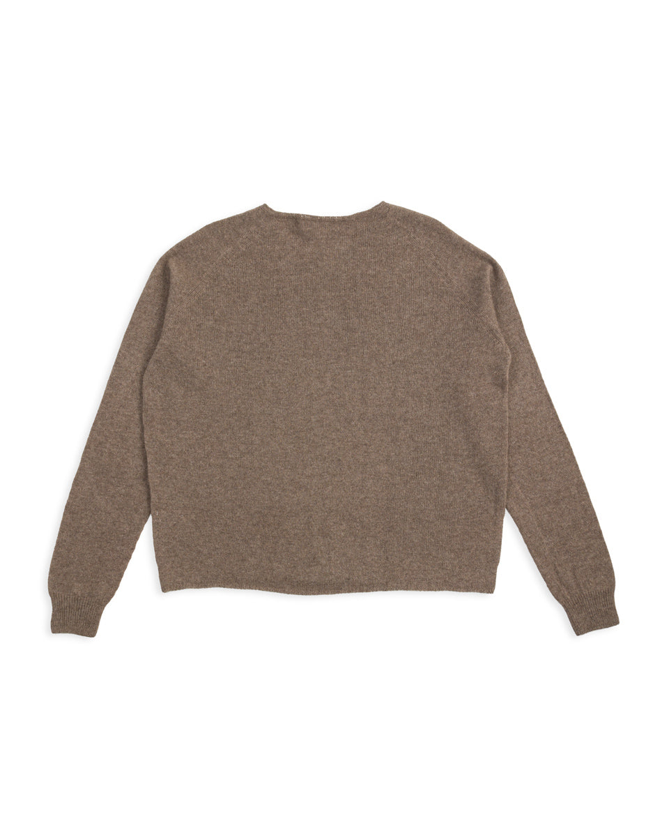 Merz b. Schwanen Women's Relaxed Crew Neck Pullover - Grain - Standard & Strange