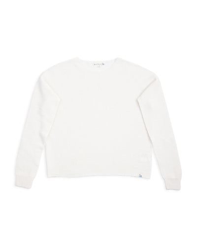 Merz b. Schwanen Women's Relaxed Crew Neck Pullover - Nature - Standard & Strange