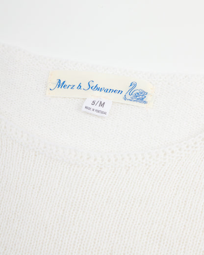 Merz b. Schwanen Women's Relaxed Crew Neck Pullover - Nature - Standard & Strange