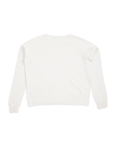 Merz b. Schwanen Women's Relaxed Crew Neck Pullover - Nature - Standard & Strange
